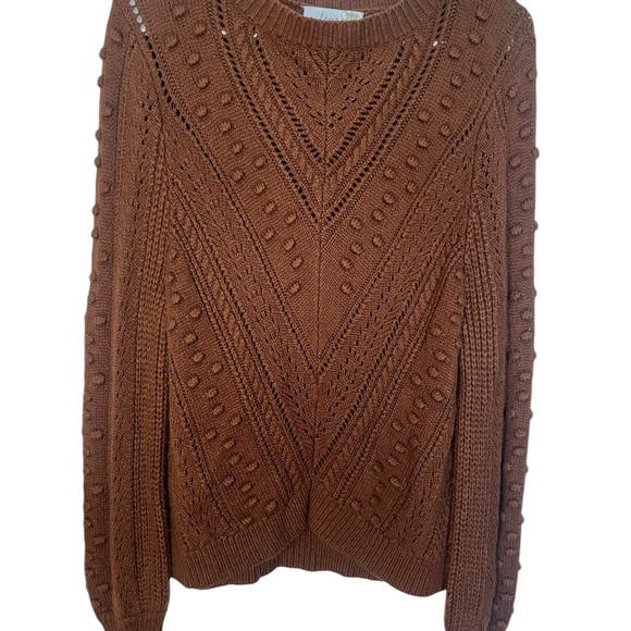 LOUNA Bobbles Sweater - Size Small - Beautiful Brown Collar - Picture 11 of 12